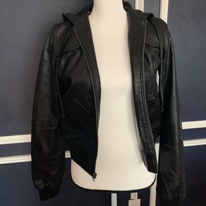 Leather Bomber jacket